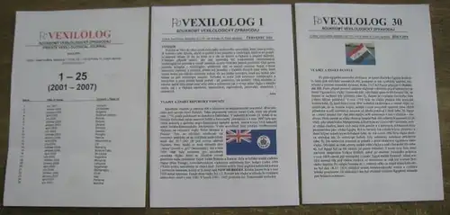 Vexilolog. - Josef Hubka (editor): Vexilolog. No. 1 - 30. Soukromy vexilologicky zpravodaj. Private vexillological journal. 