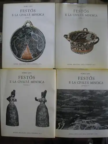 Festos e la civilta Minoica. Testo I*, I**, Tavole I*, I**. (= Incunabula Graeca Vol. LX )