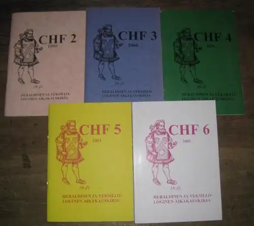 Collegium Heraldicum Fennicum - CHF (Ed.) / Kari K. Laurla (Red.): Heraldinen Ja Veksillologinen Aikakauskirja. No. 2 - 6 ( 1999 - 2002). 