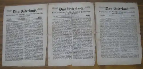 Vaterland, Das: Das Vaterland. No. 58, 59 und 60 von 1848 - 22., 26. und 29. Oktober. Volkszeitung für Deutsche, besonders Hannoversche Landesinteressen. 