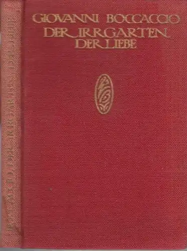 Boccaccio, Giovanni - Wolfgang Sorge (Hrsg.): Der Irrgarten der Liebe. 