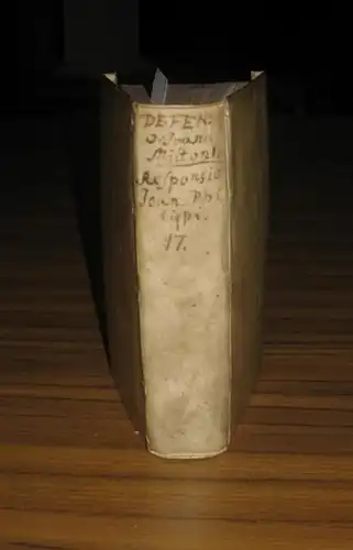 Milton, J: Joannis Miltoni Angli pro populo Anglicano defensio Contra Claudii Anonymi, alias Salmasii, Defensionem Regiam. Beigebunden: Ioannis Philippi Angli Responsio ad Apologiam Anonymi cujusdam tenebrionis pro Rege & Populo Anglicano instantissimam. 