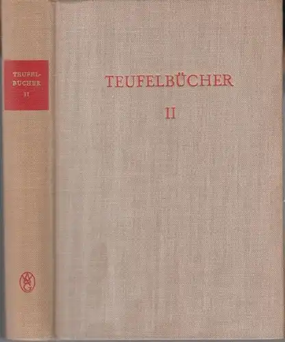 Teufelbücher.   Strauss, Johannes / Daul, Florian / Hoppenrod, Andreas / Schubart, Adam / Schmidt, Nicolaus.   Hrsg. : Ria Stambaugh: Teufelbücher in.. 