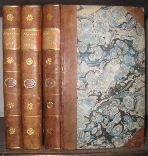 Bailly, Jean - Sylvain ( 1736 - 1793 ): Memoires d ' un temoin de la revolution, ou Journal des faits qui se sont passes sous ses yeux, et qui ont prepare et fixe la constitution française. 3 tomes. Ouvrage posthume. 