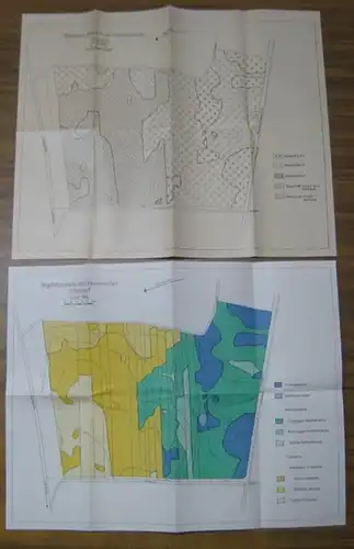 Hundt ( Rudolf ): 2 Karten: Vegetationskarte des Dränversuches Sittendorf / Wasserstufenkarte des Dränversuches Sittendorf. Hundt (M 1 / 1968). 