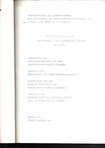 Middell, Katharina: Schriftsteller und Epochenumbruch. Die Entwicklung der Gesellschaftsauffassungen von Nicolas Edme Rétif de la Bretonne. Dissertation zur Erlangung des akademischen Grades Dr.phil., eingereicht dem.. 