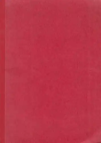 Grote, Ludwig. - Wulf Schadendorf ( Zusammenstellung ). - Hrsg. : Gertrud Maud Grote: Bibliographie Ludwig Grote 1893 - 1974. 