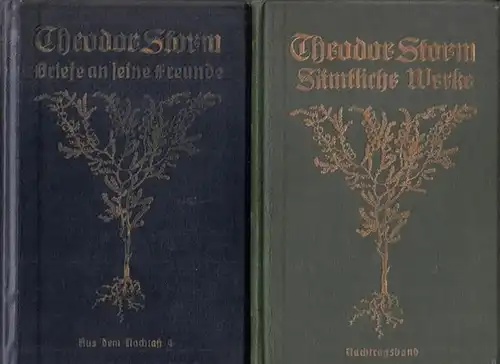 Storm, Theodor - Hartmuth Brinkmann, Wilhelm Petersen / Gertrud Storm / Fritz Böhme (Hrsg.): Theodor Storm - Briefe an seine Freunde UND Spukgeschichten und andere Nachträge zu seinen Werken (Sämtliche Werke, Band 9) - 2 Bände. 