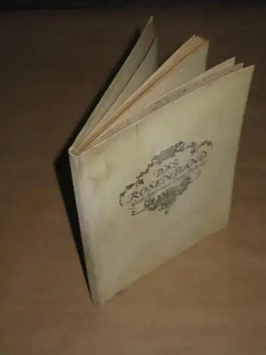 Simons, Anna: Das Rosenband. Gedichte aus dem Rokoko. Schrift und Initialen von Anna Simons. (Enthält Gedichte von Klopstock, J. M. R. Lenz, J. G. Jakobi, C. F. Weisse, J.W.L. Gleim, F. v. Hagedorn, J. P. Uz u.a.).