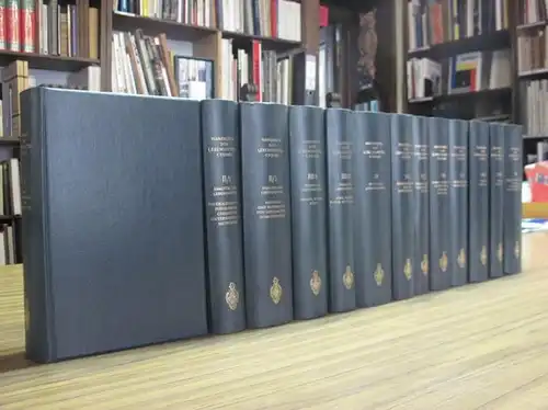 Schormüller, J: Handbuch der Lebensmittelchemie. Bänd I bis IX (9)  in 13 Büchern. So komplett. Bd I. : Die Bestandteile der Lebensmittel; Bd. II/1:.. 