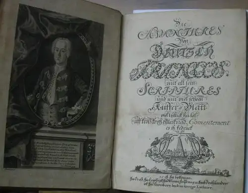 Trömer, Johann Christian (auch Jean Chretien Toucemant): Die Avantures von Deutsch Francos mit all sein Scriptures und mit viel schoen Kuffer Blatt. Viel lustigk tzu.. 