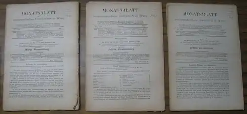 Monatsblatt der Numismatischen Gesellschaft in Wien.   Herausgeber und Schriftleiter: Victor v. Renner / Rudolf von Höfken / Adolf Friedrich.   Beiträge: Otto.. 
