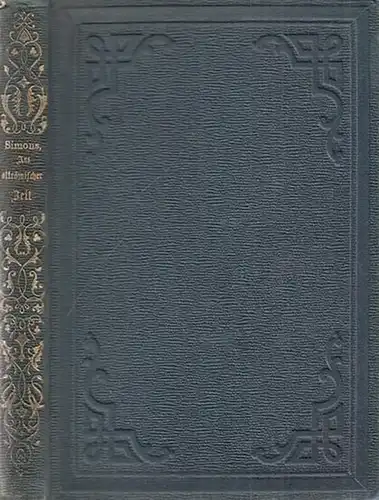 Simons, Theodor: Aus altrömischer Zeit. Culturbilder von Theodor Simons. 