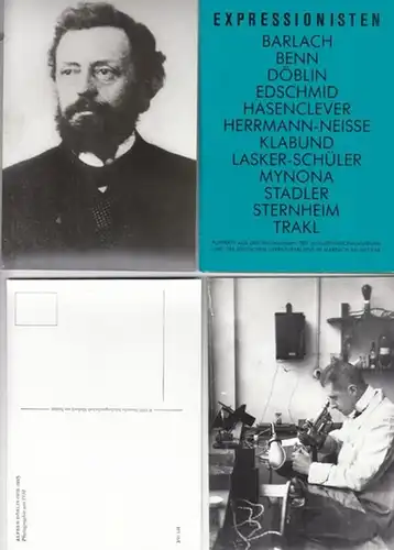 Deutsches  Literaturarchiv,  Marbach am Neckar und Schiller-Nationalmuseum (Hrsg.): Expressionisten. ( Porträtphotos von Ernst Barlach / Gottfried Benn / Alfred Döblin / K. Edschmid...