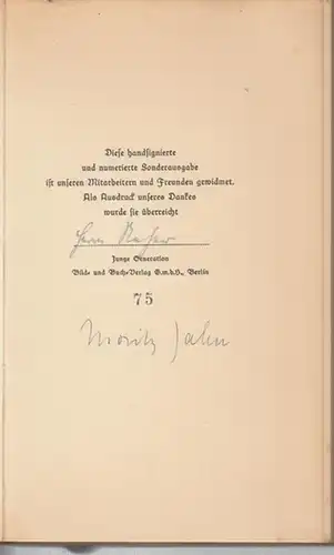 Jahn, Moritz: Die Geschichte von den Leuten an der Außenfohrde. 