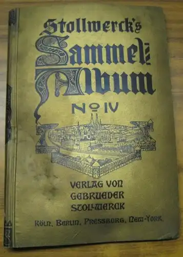 Sammel - Album No. 4 für Stollwerckbilder ( Stollwerck - Bilder ). Serien ( Gruppen ) 140 - 199, komplett mit insgesamt 360 Bildern