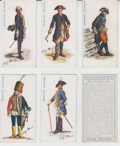 Stollwerck.   Sammelalbum.   Adolph Menzel: Bilder für Stollwerck Sammel   Album No. 4.   Hier die Gruppe ( Serie )..