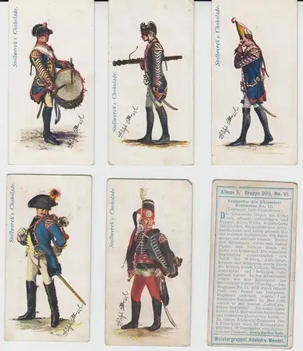Stollwerck.   Sammelalbum.   Adolph Menzel: Bilder für Stollwerck Sammel   Album No. 5.   Hier die Gruppe ( Serie )..