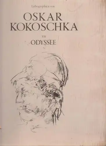 Kokoschka, Oskar - Homer: Homer - Odssee mit Lithographien von Oskar Kokoschka. Rezensionsexemplar mit einem Auszug (siehe Beschreibung). 