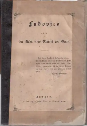 ( Montolieu, Isabelle de ): Ludovico oder der Sohn eines Mannes von Genie. 