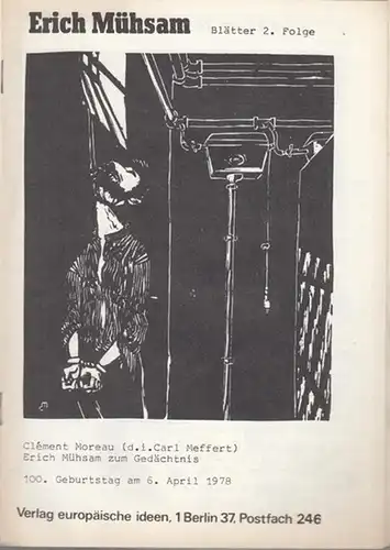 Mühsam, Erich: Erich Mühsam Blätter 2. Folge. 