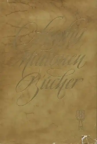 Godry, J. - Tischert, Hans: 50 Millionen Bücher - Grossbuchbinderei J. Godry in Berlin. Jubiläumsschrift - 25 Jahre. Fotoreportage Peter Timm. Einband: Horst Piehler. 