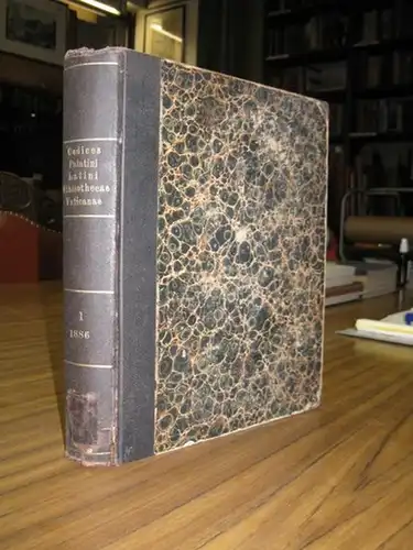 Pitra, I.B. Cardinalis (Descr./Praes.): Codices Palatini Bibliothecae Vaticanae, recensuit et digessit Henricus Stevenson Iunior, recognovit I.B. de Rossi. Tomus I. 