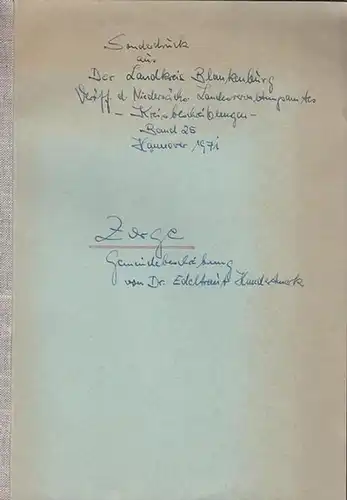 Hundertmark, Dr. Edeltraut: Zorge. Gemeindebeschreibung.  (Sonderdruck aus: Der Landkreis Blankenburg. Veröffentlichungen des Niedersächsischen Landesverwaltungsamtes Band 25, 1971). 