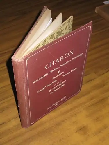 Charon.   Pannwitz, Rudolf / Otto zu Linde (Hrsg.).   Rudolf von Deutsch / Agnes Fausch / Samuel Friedländer / Friedrich Gärtner /.. 