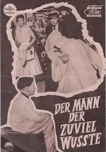 Das Neue Film - Programm: Das Neue FilmProgramm: Der Mann der zuviel wusste. - Regie: Alfred Hitchcock. - Darsteller: James Stewart, Doris Day u. a. 