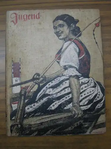 Jugend.- Georg Hirth (Hrsg.), S. Sinzheimer (Red.): Jugend - Jahrgang 1902, Band II separat. Münchner Illustrierte Wochenschrift für Kunst und Leben. Enthalten die Nummern 27 - 52. 