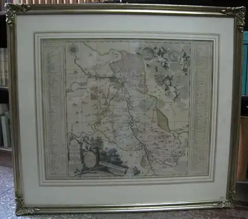 Wurzen bei Leipzig.   Peter Schenk ( der Jüngere ) in Amsterdam ( Kupferstecher ): Accurate Geographische Delineation des Stiffts Ambts Wurtzen ( Wurzen.. 