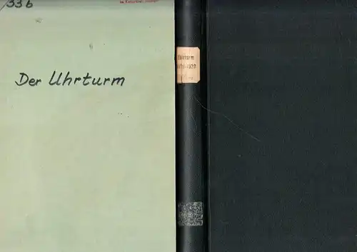 Uhrturm .- Rudolf Dietz (Ltg.) - Nassauische Familiengeschichtliche Vereinigung: Der Uhrturm. Hefte 1 - 29 aus dem Zeitraum Januar 1929 - Oktober 1941 (so komplett, mehr nicht erschienen). Mitteilungen der Nassauischen Familiengeschichtlichen Vereinigung.