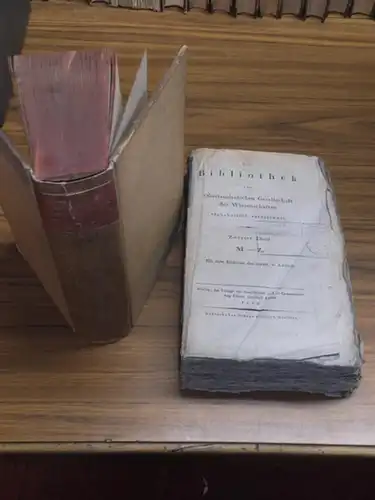Neumann, Johann Gotthelf: Die Bibliothek der Oberlausitzischen Gesellschaft der Wissenschaften alphabetisch verzeichnet. Komplett mit Erster Theil A-L und zweyter Teil M-Z. 