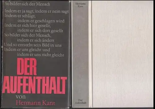 Kant, Hermann: Der Aufenthalt. Roman. 