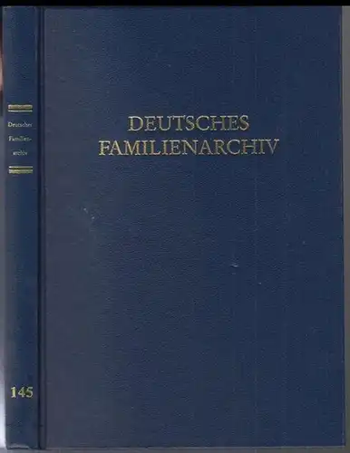 Deutsches Familien - Archiv. - Hrsg. : Manfred Dreiss. - Beiträge: Michael Stübbe über die Familie Mann / Martin Bauer / Horst Breitbart: Deutsches Familienarchiv...