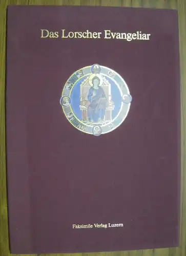 Lorscher Evangeliar, Das. - Bernd von Droste Hülshoff: Das Lorscher Evangeliar. Faksimile. - Hier enthalten: 3 ( von 4 ) Doppelblätter: Folio 29, p. 13/14...