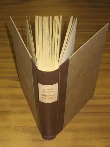 Zimmermann, Robert von: Allgemeine Aesthetik als Formwissenschaft. (= Zweiter, systematischer Theil der Ästhetik). 
