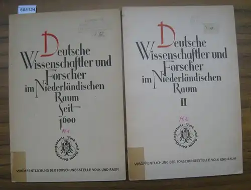 Ispert, Wolfgang ( Hrsg.): Deutsche Wissenschaftler und Forscher im Niederländischen Raum seit 1600, komplett mit Heft 1 und 2. ( Veröffentlichung der Forschungsstelle ' Volk und Raum ' Nr. 1 und 2 ). 
