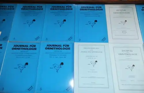 Bezzel, Einhard / Bairlein, Franz (Hrsg.): Journal für Ornithologie. Zeitschrift der Deutschen Ornithologen Gesellschaft (DO G). / Journal of Ornithology (ab 2004). Konvolut mit 6..