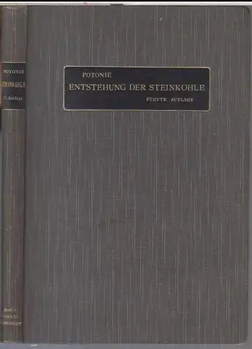 Potonie, H: Die Entstehung der Steinkohle und der Kaustobiolihe überhaupt ( wie des Torfs, der Braunkohle, des Petroleums usw. ). Nach Vorlesungen, gehalten auf der Kgl. Bergakademie und der Universität zu Berlin. 