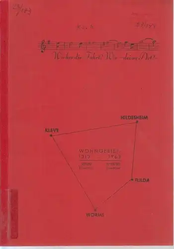 Koch, Wolfgang - Frida Rübens, Edmund Strutz, Heinz F. Friederichs (Mitarbeit): Ahnen-Liste der Geschwister Koch. 