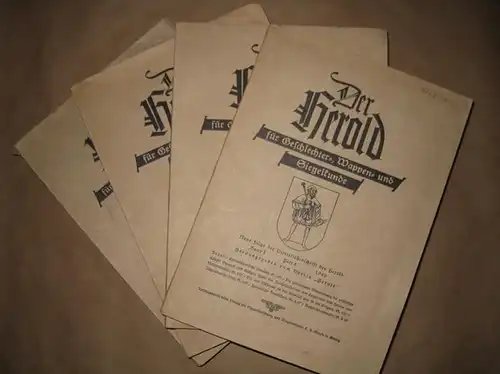 Herold, Der.   Verein für Heraldik, Genealogie und andere historische Hilfswissenschaften.   Ottfried Neubecker (Schriftleitung).   Beiträge: K. H. Schäfer / Heinrich.. 