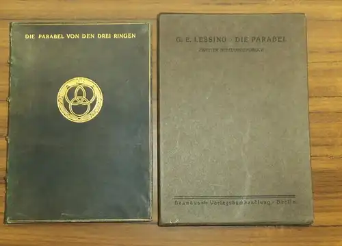 Lessing, Gotthold Ephraim. - Josef Sattler (Ill.): Die Parabel von den drei Ringen. 