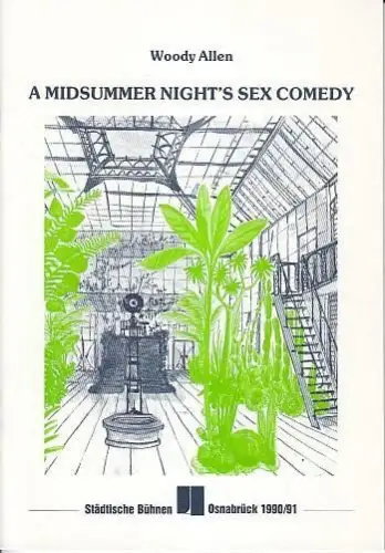 Sommernachtstraum. Spielzeit 1990 / 1991. Heft 11. Inszenierung  Engel   Denis, Joachim.    Dramaturgie Dischinger, Michael.    Bühne /.. 