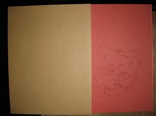 Weidenhaus, Elfriede (Illustr.) / Manfred Hausmann: Der golddurchwirkte Schleier. Gedichte um Aphrodite mit Zeichnungen von Elfriede Weidenhaus. (= Zehnter Druck der Ernst-Engel-Presse). 