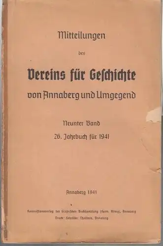 Annaberg.   Lohse, Erhard (Hrsg.): Annaberg. Geschichte und Landschaft. Meßtischblatt 139 bearbeitet nach den Grundsätzen der Heimatkundlichen Landesaufnahme des Nationalsozialistischen Lehrerbundes, Gau Sachsen (.. 