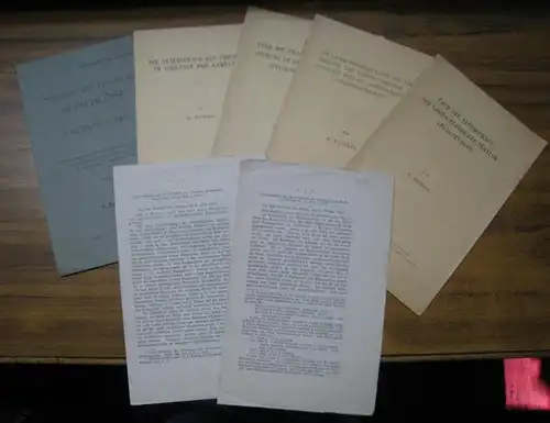 Oberschlesien. - Erzlagerstätten. - Michael, R: Konvolut von 5 Schriften und 2 Beigaben. 1) Neuere geologische Aufschlüsse in Oberschlesien. Vortrag 1904 / 2) Über...