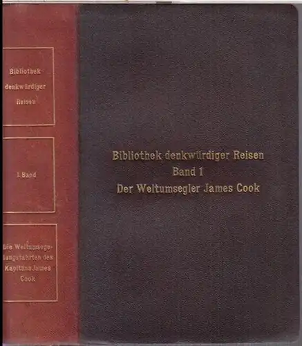 Cook, James.   Hrsg.: Ernst Schultze.   Bearbeitung und Übersetzung: Edwin Hennig: Die Weltumsegelungsfahrten des Kapitäns James Cook  Ein Auszug aus seinen.. 