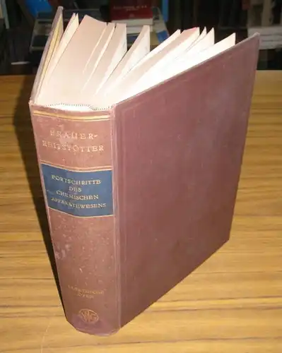 Alterthum, H. (Bearb.) / Adolf Bräuer, Josef Reitstötter (Hrsg.): Elektrische Öfen + Deutsche Patentschriften + Amerikanische U.S.A. Patente. (= Fortschritte des chemischen Apparatewesens, Band 1). 